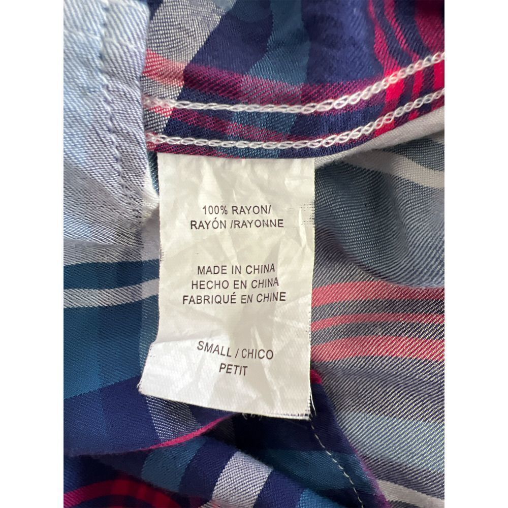 Rails Long Sleeve Multicolored Plaid Button Down … - image 5